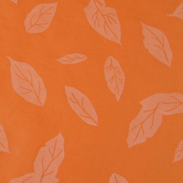 Seidenpapier Blätter rostrot 50cm