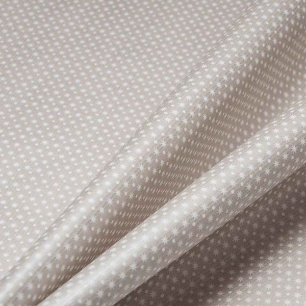 Seidenpapier Stars and Dots chablis 50cm