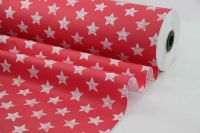 Blumenseidenpapier Shabby Stars 50cm rot Blumenseidenpapier Shabby Stars 50cm rot